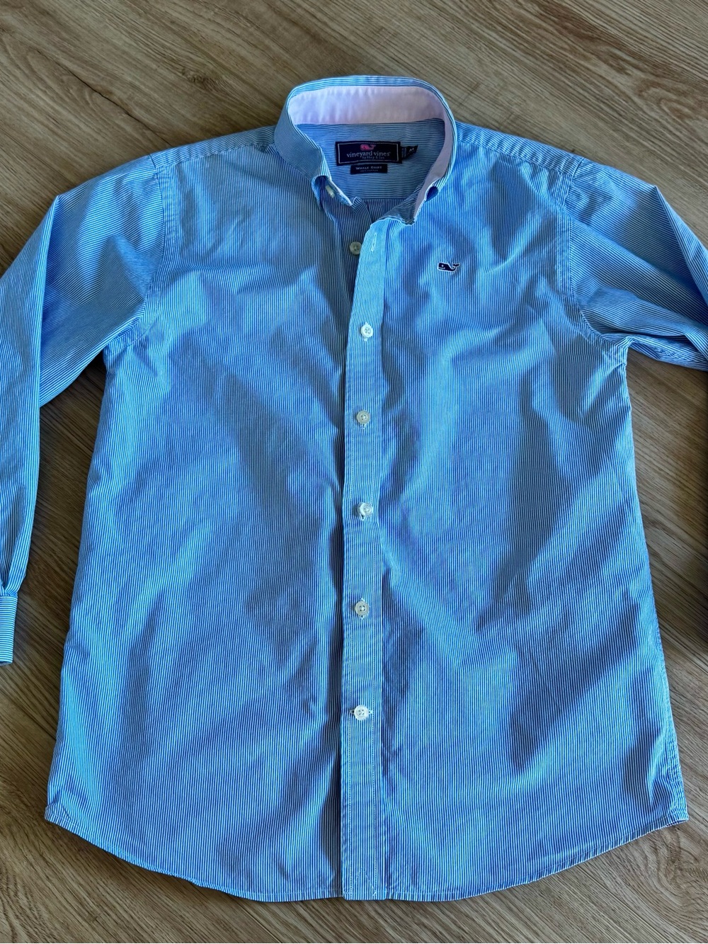 Vineyard Vines Boys Blue Button-Down Shirt